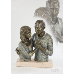 ESCULTURA PAREJA ANCIANOS. GRABACIÓN GRATIS.