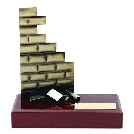 TROFEO ESCULTURA DE ALBAÑILERÍA PARA REGALO