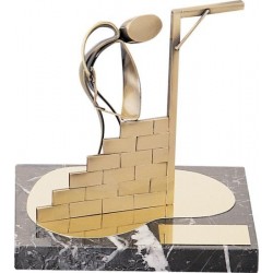 TROFEO ESCULTURA DE ALBAÑILERÍA PARA REGALO