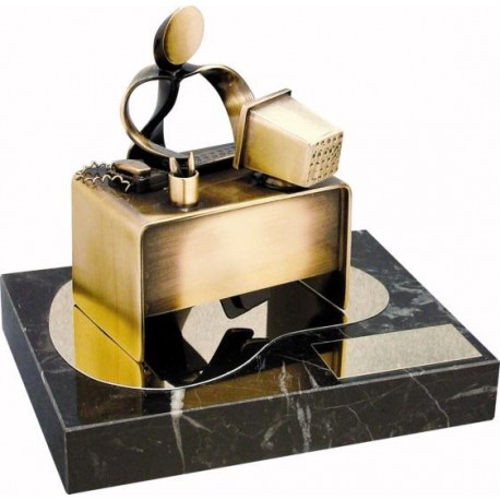 ESCULTURA DE OFICINISTA PARA TROFEO O REGALO