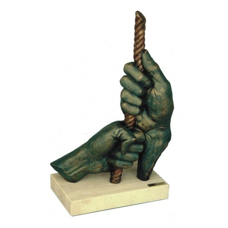 ESCULTURA MANOS TRABAJO. GRABACIÓN GRATIS.