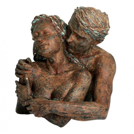 ESCULTURA FIGURA PAREJA ENAMORADA. GRABACIÓN GRATIS.