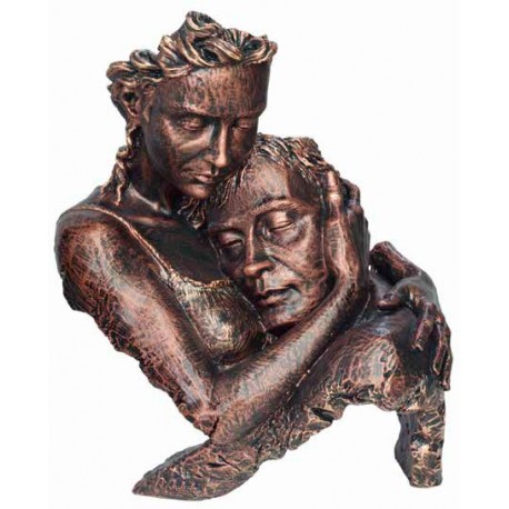ESCULTURA FIGURA PAREJA ANCIANOS. GRABACIÓN GRATIS.