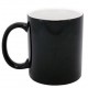 TAZA MÁGICA NEGRA PERSONALIZADA DE CERÁMICA