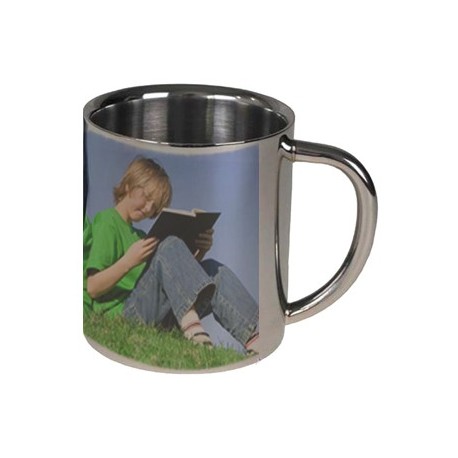 TAZA DE ACERO INOXIDABLE PERSONALIZADA 