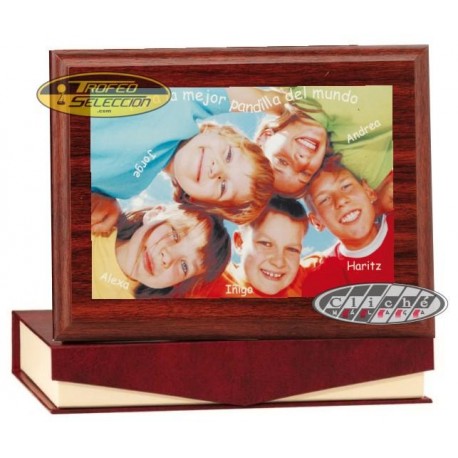 PLACA DE HOMENAJE PERSONALIZADA A COLOR. 3 T.