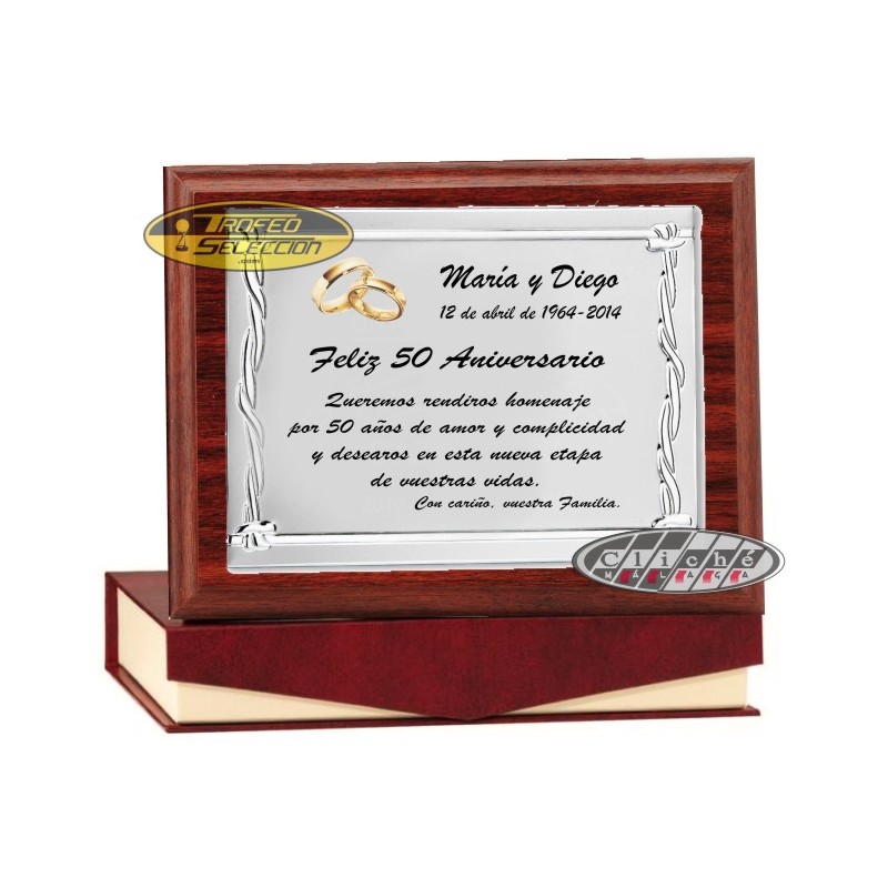 Placa de agradecimiento personalizada Placa de agradecimiento personalizada