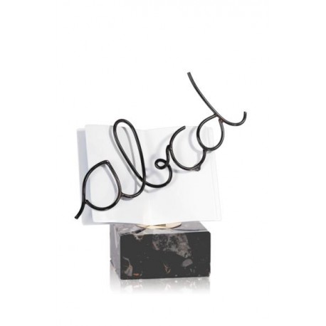 ESCULTURA TROFEO DE LITERATURA DE LATÓN. 3 T.