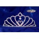 DIADEMA PARA MISSES BAÑO DE PLATA GR.