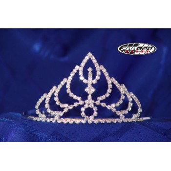 DIADEMA PARA MISSES BAÑO DE PLATA GR.