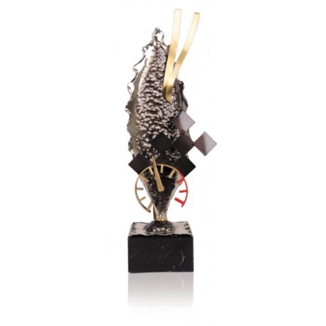 ESCULTURA TROFEO DE MOTOR ALPACA. 3 TAMAÑOS