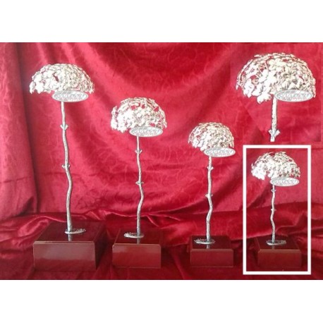 BIZNAGA DE MÁLAGA ALPACA BAÑO DE PLATA 21 CM