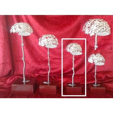 BIZNAGA DE MÁLAGA ALPACA BAÑO DE PLATA 24 CM
