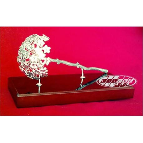 BIZNAGA DE MÁLAGA ALPACA B. PLATA 25x14.5 CM