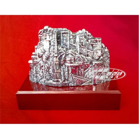 LA MONTAÑA DE MÁLAGA BAÑO DE PLATA 19x15 CM.