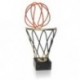 TROFEO DE BALONCESTO DE LATÓN. 3 TAMAÑOS