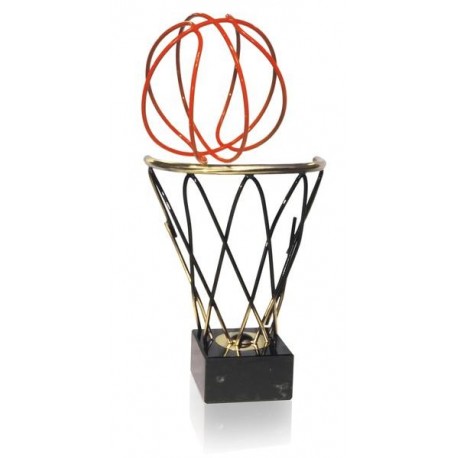 TROFEO DE BALONCESTO DE LATÓN. 3 TAMAÑOS