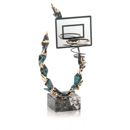 TROFEO DE BALONCESTO DE LATÓN. 3 TAMAÑOS