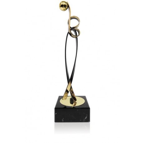 TROFEO DE BALONMANO DE LATÓN. 3 TAMAÑOS