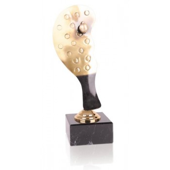 TROFEO DE PÁDEL DE LATÓN. 3 TAMAÑOS