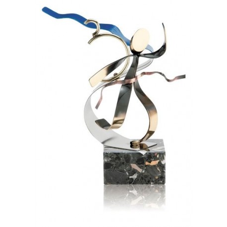 TROFEO DE TRIATLÓN DE LATÓN. 3 TAMAÑOS