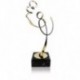 TROFEO DE GIMNASIA DE LATÓN. 3 TAMAÑOS