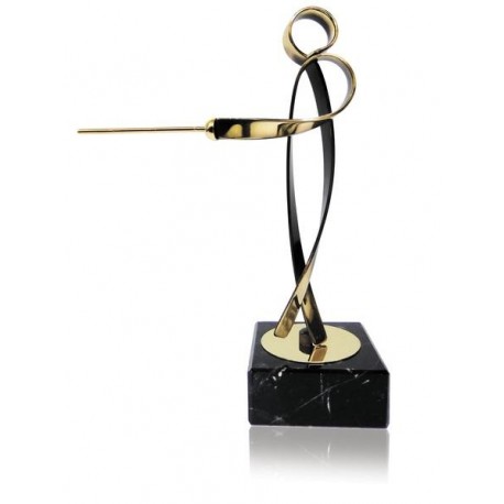 TROFEO DE ESGRIMA DE LATÓN. 3 TAMAÑOS