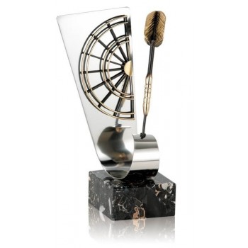 TROFEO DE DARDOS DE LATÓN. 3 TAMAÑOS