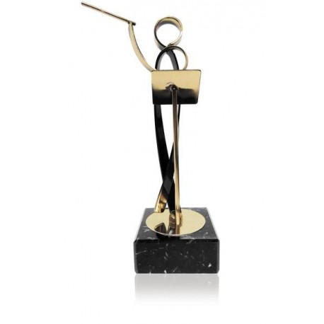 TROFEO DE MÚSICA DE LATÓN. 3 TAMAÑOS