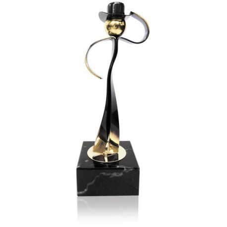 TROFEO DE BAILE DE LATÓN. 3 TAMAÑOS