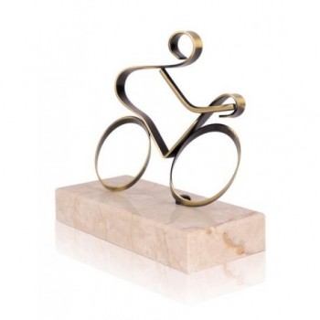 TROFEO DE CICLISMO DE LATÓN. 3 TAMAÑOS