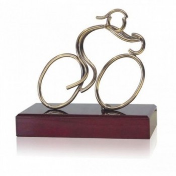 TROFEO DE CICLISMO DE LATÓN. 3 TAMAÑOS