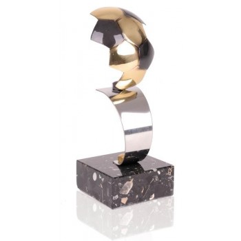 TROFEO DE FÚTBOL DE LATÓN. 3 TAMAÑOS