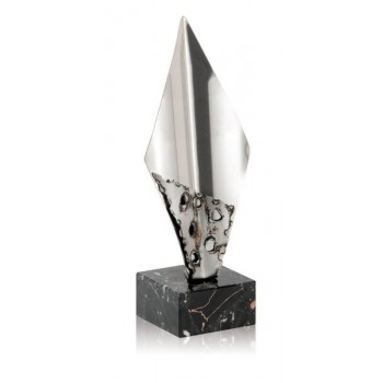 TROFEO DE DISEÑO DE MONTAJE ACERO. 4 TAMAÑOS