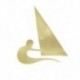 ALEGORÍA DE WINDSURF DE LATÓN