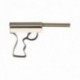 ALEGORÍA DE TIRO PISTOLA DE LATÓN