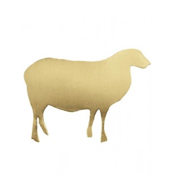 ALEGORÍA DE GANADERÍA OVEJA DE LATÓN
