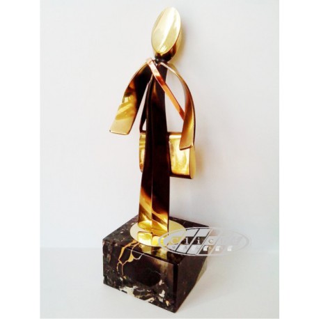 ESCULTURA DE CARTERO PARA TROFEO O REGALO
