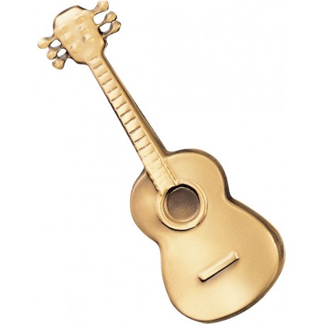 ALEGORÍA DE MÚSICA - GUITARRA DE LATÓN