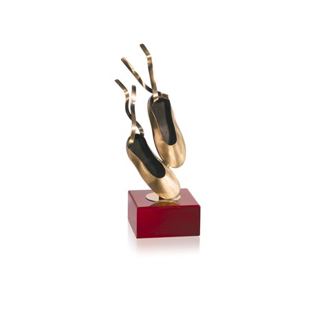 TROFEO ZAPATILLAS DE BALLET DE LATÓN. 3 TAMAÑOS