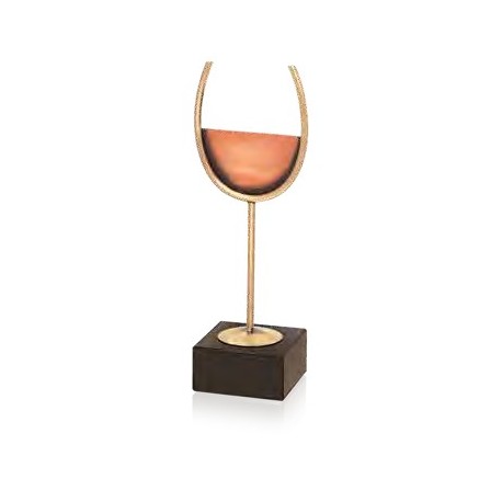 TROFEO DE DISEÑO VITICULTURA DE LATÓN. 2 TAMAÑOS